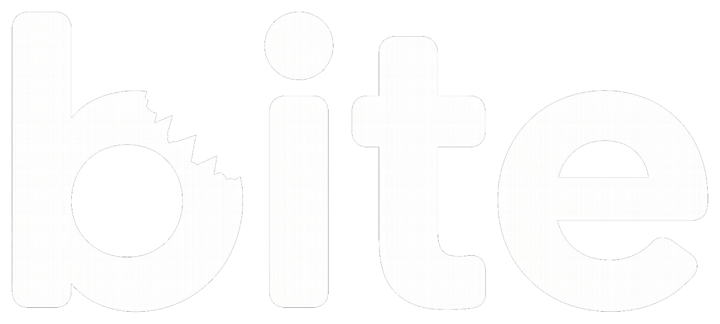 Bite logotype — AI advertising and full production studio for the Middle East